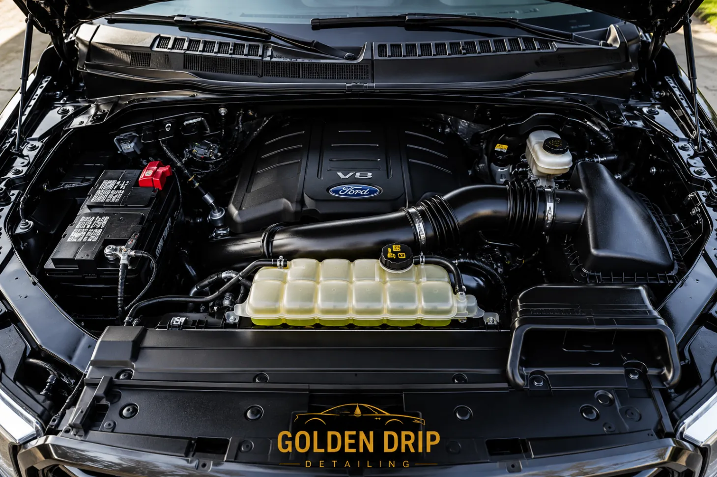 Golden Drip Engine Bay Detailing Ottawa
